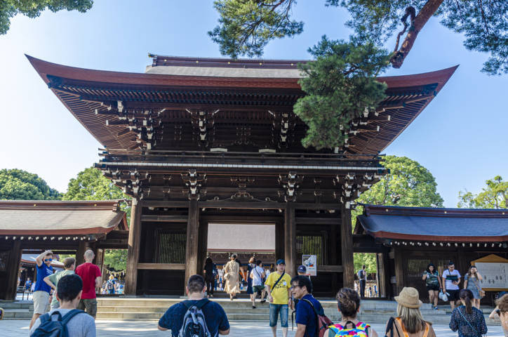 105 - Tokyo - barrio de Shibuya - santuario de Meiji-jingu